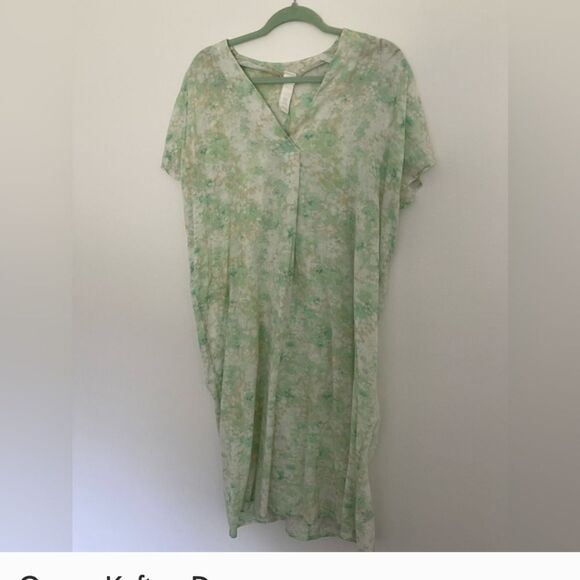 H&M M kaftan green floral - Picture 5 of 5